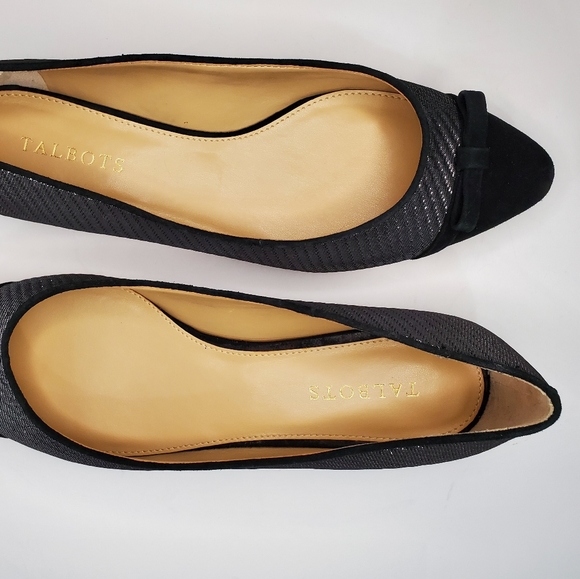 Talbots suede bow ballet flats - Picture 11 of 13